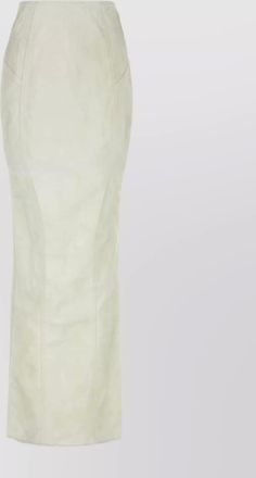 Entire studios stretch denim skirt back slit