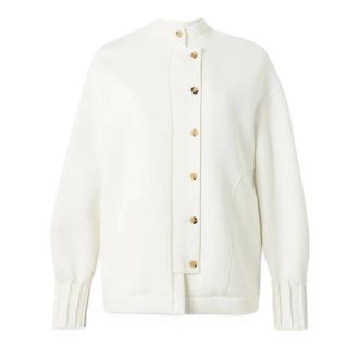 Max Mara Light Jackets, female, White, Size: M Sweater