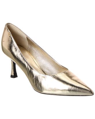 Tory Burch Pointy-Toe Leather Pump