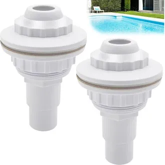 OEM Buse DEntr&eacute;e De Piscine - Raccord 32 Mm 38 Mm - Pour Piscine Hors Sol Et Int&eacute;rieure - Lot De 2