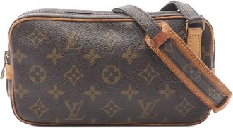 Louis Vuitton Borsa a tracolla Marly Bandouliere con monogramma 1990 - Marrone