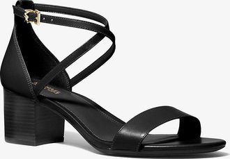 Michael Kors Serena Flex Leather Sandal