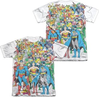 Gildan DC Comics Original Universe (Front/Back Print) Adult 65/35 Poly/Cotton Short Sleeve Tee / T-Shirt