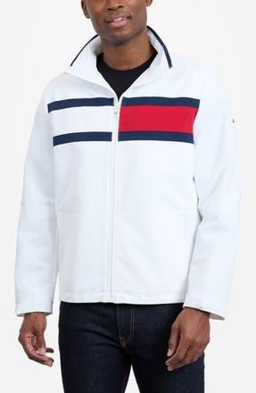 Tommy Hilfiger Flag Softshell Zip Jacket in White at Nordstrom Rack, Size Xx-Large