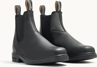 Blundstone 063 Dress Boots Mens Black Full Grain Leather Ankle Chelsea ZAP2547