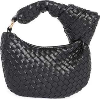 Melie Bianco Brigitte Mini Woven Bag in Black at Nordstrom Rack