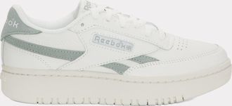 Reebok Womens Club C Double Revenge In Chalk/Lightfog/Pearlgrey M