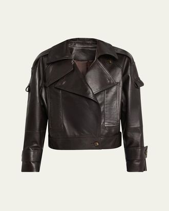 A.L.C. Miles Leather Utility Jacket