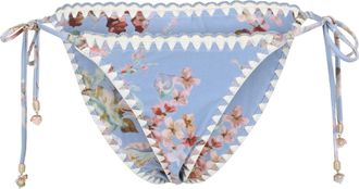 Zimmermann Chambray Blue Awaken Crochet Edge Tie Pant-Donna