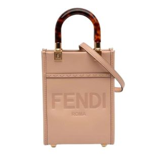 Fendi Pre-owned Mini Sunshine Shopper - Dames - Vintage Mini Tas - Roze - ONE Size - Leer - Vintage