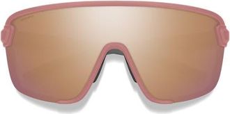 Smith Bobcat 135mm ChromaPop Shield Sunglasses in Chalk Rose /Rose Gold Mirror at Nordstrom