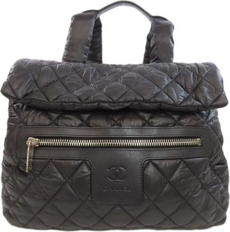 Chanel Black Nylon Backpack (Pre-Owned)