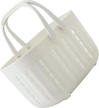 OEM 2 Cestas De Ba&ntilde;o, Cestas De Ducha, Organizadores De Cosm&eacute;ticos, Cestas De Ducha De Pl&aacute;stico, Cestas De Ba&ntilde;o, Blancas