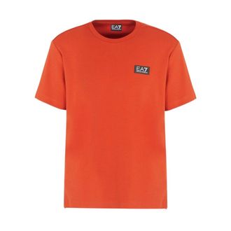 Emporio Armani T-Shirts, male, Orange, Size: 3XL T-Shirts