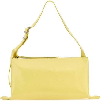 Jil Sander Yellow Leather Shoulder Bag
