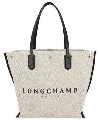 Longchamp Essential Large Canvas Long Handle Tote, White