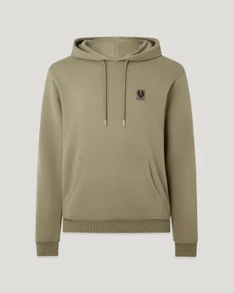 Belstaff Felpa Con Cappuccio Belstaff Uomo Pile Di Cotone Verde Militare 2xl