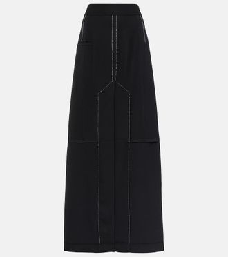 スカート Victoria Beckham Navy blue skirt in wool blend Victoria Beckham Navy blue skirt in wool blend | TheDoubleF