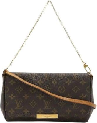 Louis Vuitton Pre-owned Cross Body Bags, female, Brown, Size: ONE SIZE Pre-owned Favorite MM Monogram 2way Shoulder Bag