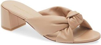 Stuart Weitzman Soplaya Block Slide 50 in Adobe at Nordstrom, Size 10.5