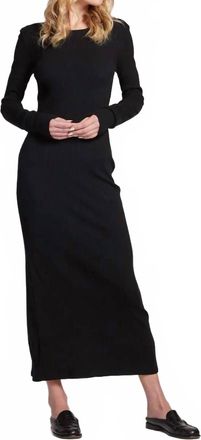 Chaser Luna Licorice Maxi Dress In Black