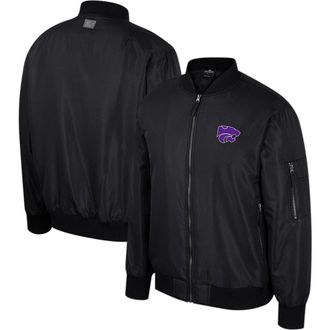 Colosseum Mens Colosseum Black Kansas State Wildcats Full-Zip Bomber Jacket at Nordstrom, Size Medium