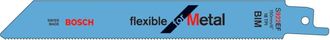 Bosch Lama s 922 ef, flessibile per metallo, confezione da 100 pezzi