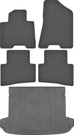 OEM Juego De Alfombrillas De Goma Para Coche Y Alfombrilla Para Maletero Para Kia Sportage Iv Suv (2016-2021)