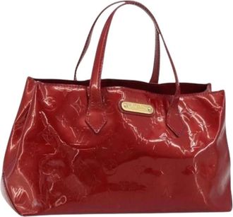 Louis Vuitton Pre-owned Handbags, female, Red, Size: ONE SIZE Pre-owned Vintage Patent Leather Hand Bag