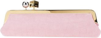 Jacquemus Suede leather Salon pouch with croco-effect Woman One Size