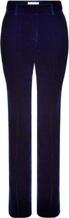 Nina Ricci Dames, Broeken, Blauw, Maat: S Velours