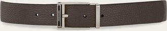 Ferragamo Uomo Cintura reversibile e regolabile Grigio