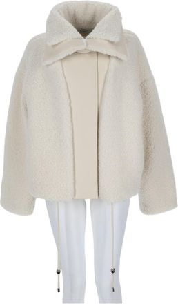 Sportmax Filtro Cropped Shearling Polyester Jacket