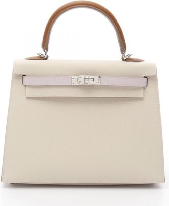 Herm&egrave;s Herm&egrave;s Kelly 25 Limited Edition Veau Epsom Tricolore Bag
