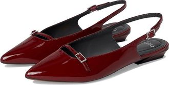 Franco Sarto Emma Womens Dress Flat Shoes Gothic Red : 5.5 M, Leather/Rubber