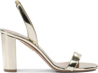 Aquazzura So Nude Block 85Mm Heeled Sandals