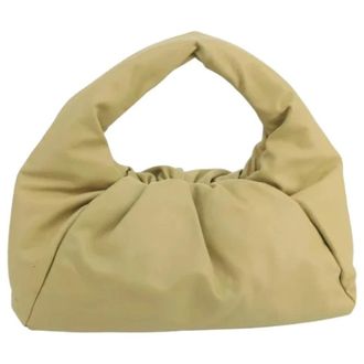 Bottega Veneta Pre-owned Handbags, female, Beige, Size: ONE SIZE Pre-owned Vintage Shoulder Bag