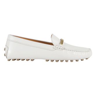 Tod's Loafers - Dames - Schoenen - Wit - Maat: 38 EU Leer