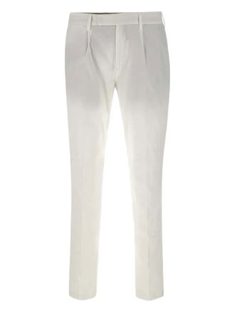 Devore Incipit pleated trousers - White