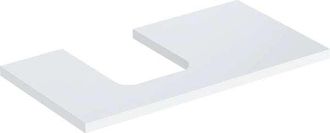 Keramag Placa De Lavabo Geberit One, Recortable A La Izquierda, Para