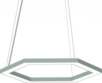 Lumicom Esagono L&aacute;mpara De Techo &Oslash;40 Monocolor Mate