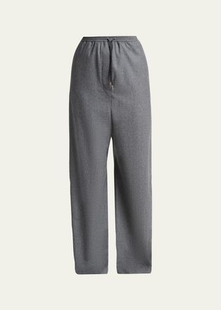 Lanvin Loose-Fit Wool Trousers