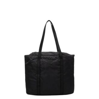 Prada Pre-owned Tote Bags, female, Black, Size: ONE SIZE Pre-owned Vintage Tote Bag