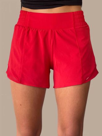 lululemon Hotty Hot High Rise Shorts In Oxford Red