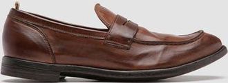 Officine Creative Arc 509 Leather Penny Loafer in Light Brown at Nordstrom, Size 42