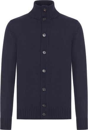 Zanone WOOL HIGH NECK CARDIGAN - Zanone - Man