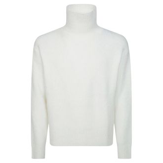 Paolo Pecora Maglia Lupetto - - Knitwear - Uomo - Bianco - M