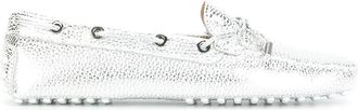 Tod's Heaven driving shoes - Metallic