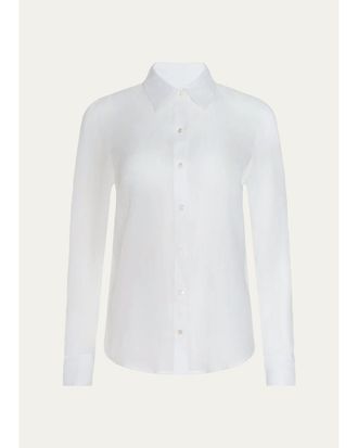 L'agence Ellery Sheer Ramie Blouse