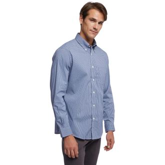 Brooks Brothers Regent Regular-fit Sport Overhemd - Heren - Zakelijke Overhemden - Blauw - S - Katoen - Overhemden